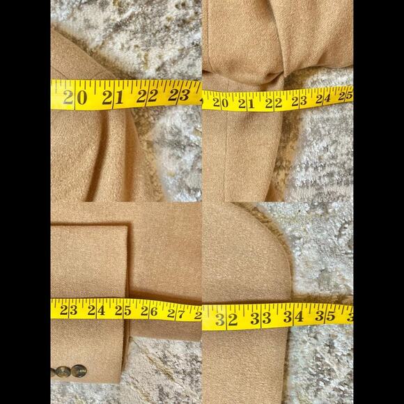 Chaps 44R Camel Wool Silk Cashmere Blazer Jacket – Classic Fit - Picture 5 of 6